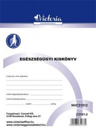 Nyomtatvány, egészségügyi kiskönyv, A6, VICTORIA PAPER "C.3151-2"